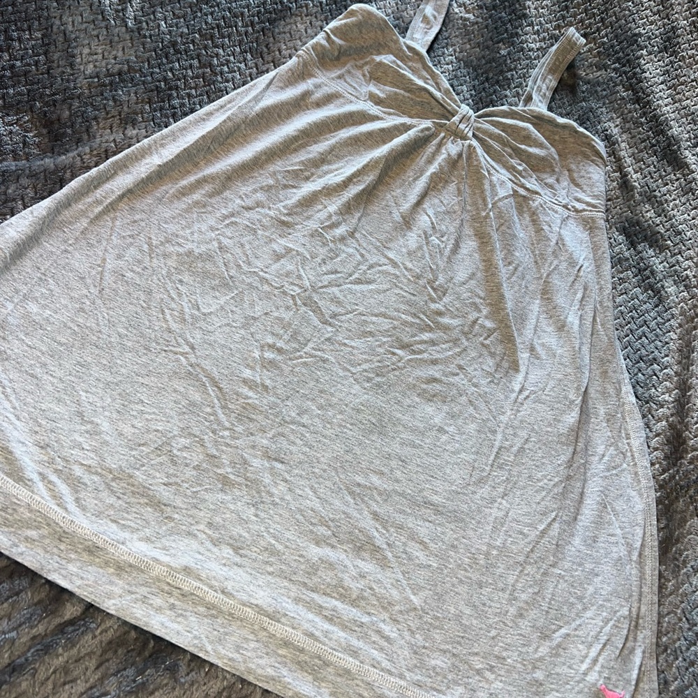 PINK Victoria's Secret Heather Gray Knit Swim Cover-Up Dress